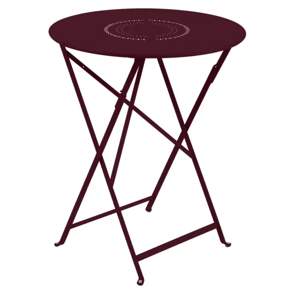 Fermob Table FLOREAL - B9 cerise noire - Ø 60 cm