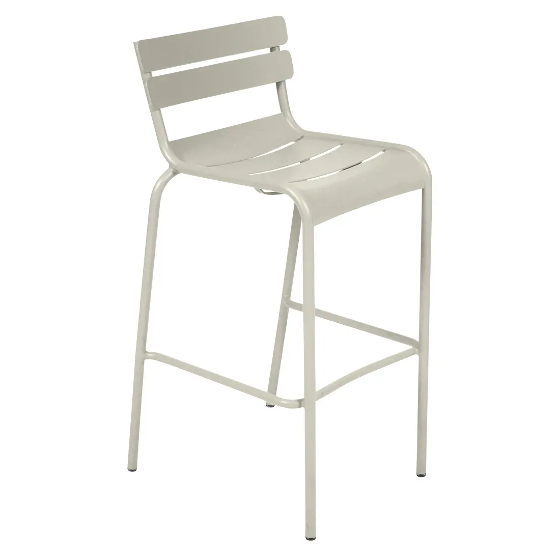 Fermob Tabouret de bar LUXEMBOURG avec dossier - A5 gris argile