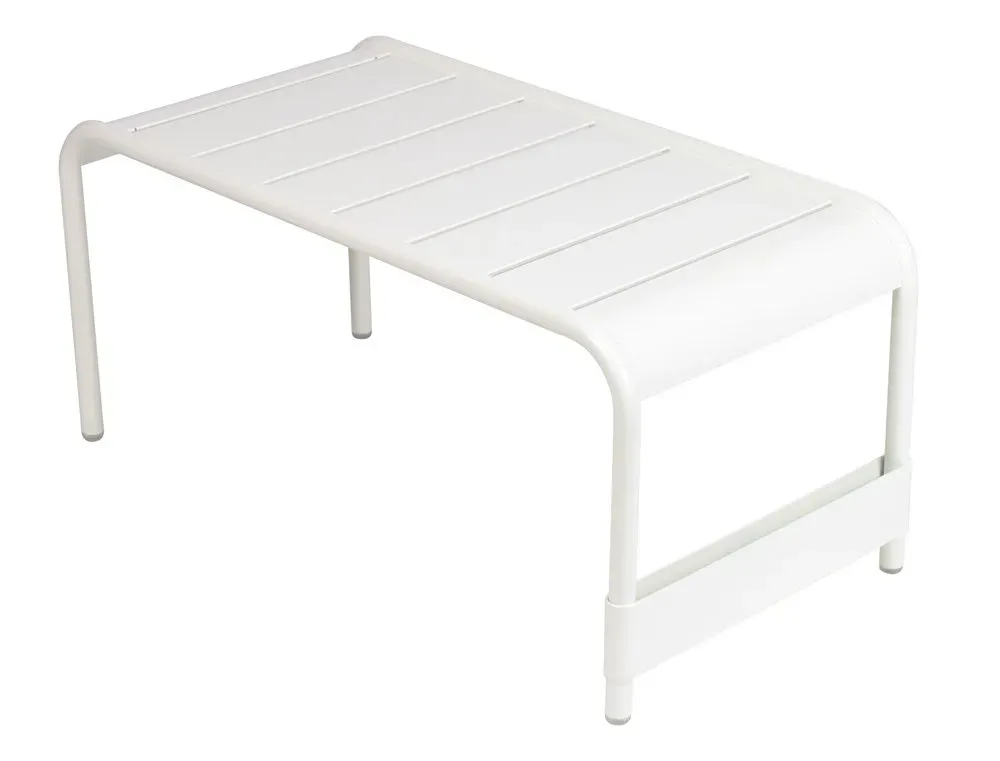 Fermob Table d'appoint LUXEMBOURG grand modèle - 01 blanc coton