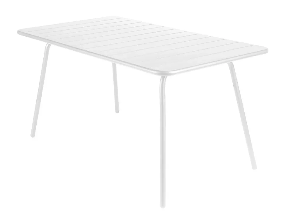 Fermob Table LUXEMBOURG - 01 blanc coton - 207 x 100 cm