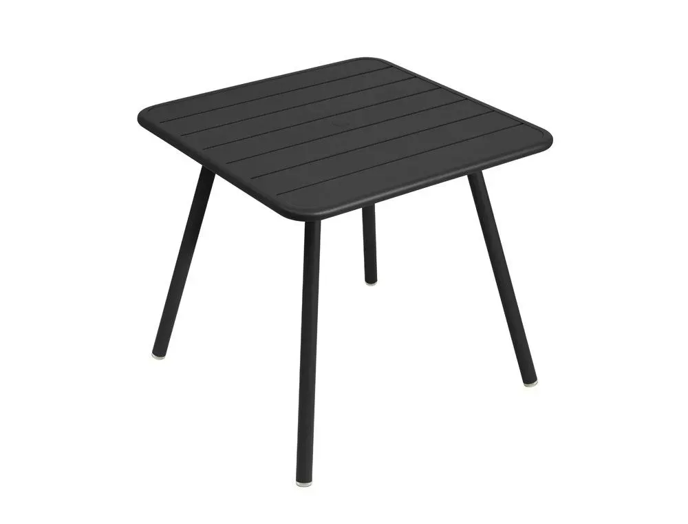 Fermob Table LUXEMBOURG - 42 réglisse - 80 x 80 cm