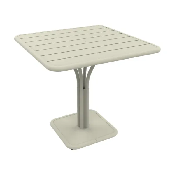 Fermob Table LUXEMBOURG avec socle colonne - A5 gris argile