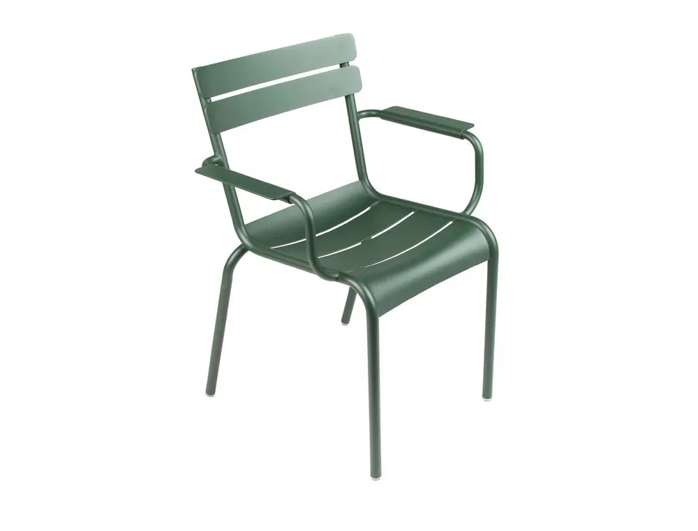 Fermob Chaise à accoudoirs LUXEMBOURG - 02 vert cèdre