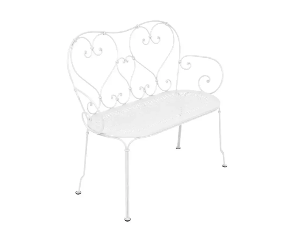 Fermob Banc 1900  - 01 blanc coton