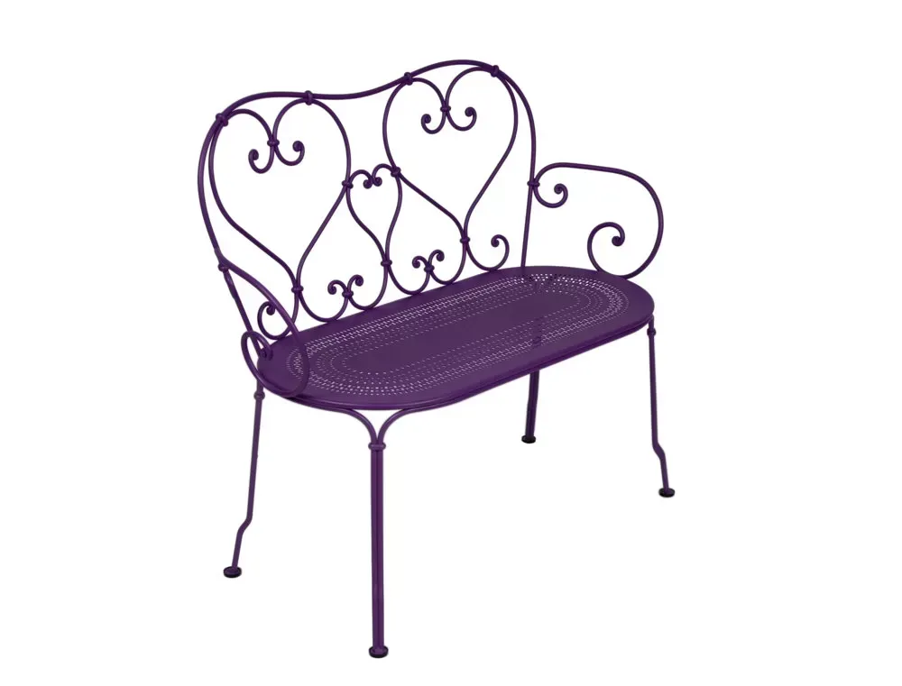 Fermob Banc 1900  - 47 anthracite mat