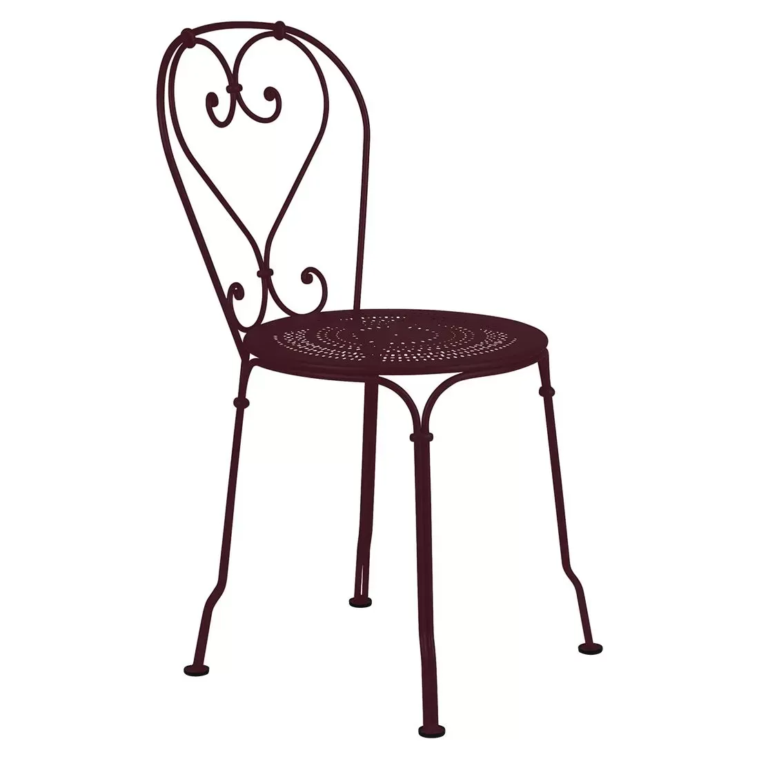 Fermob Chaise 1900  - B9 cerise noire