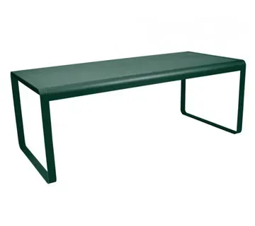 Fermob Table BELLEVIE - 02 vert cèdre - 196 x 92 cm