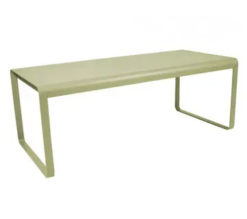 Fermob Table BELLEVIE - 65 vert tilleul - 196 x 92 cm