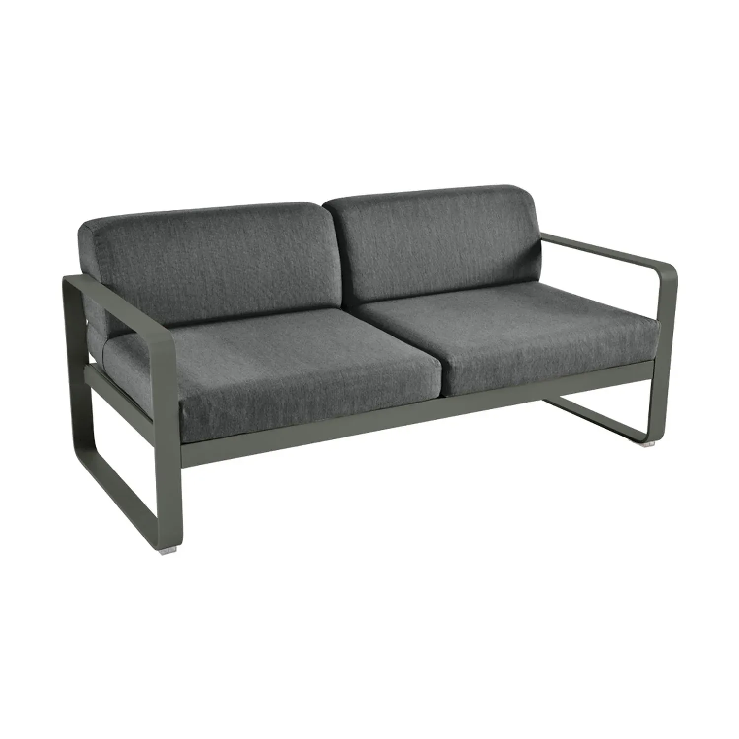 Fermob Canapé deux places BELLEVIE - 48 romarin mat - gris graphite