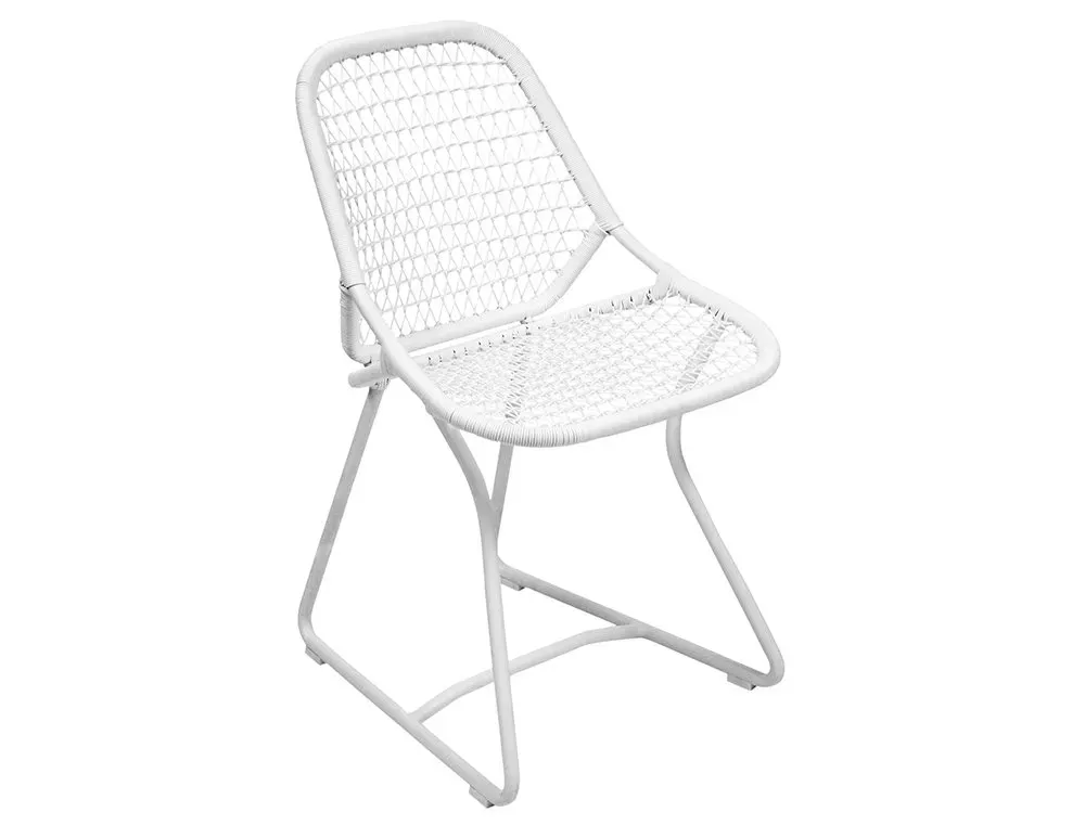 Fermob Chaise SIXTIES - 01 blanc coton
