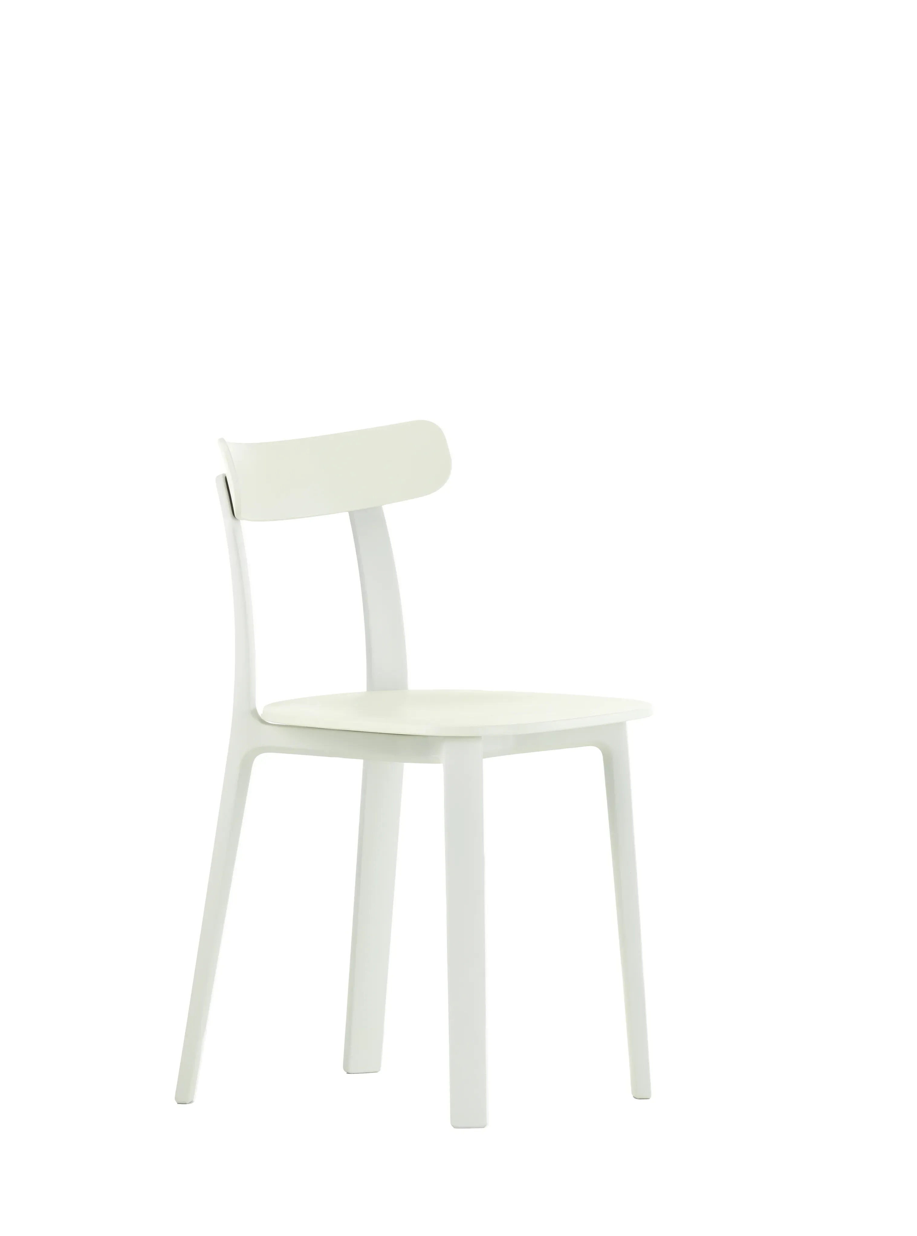Vitra All Plastic Chair - blanc - deux teintes