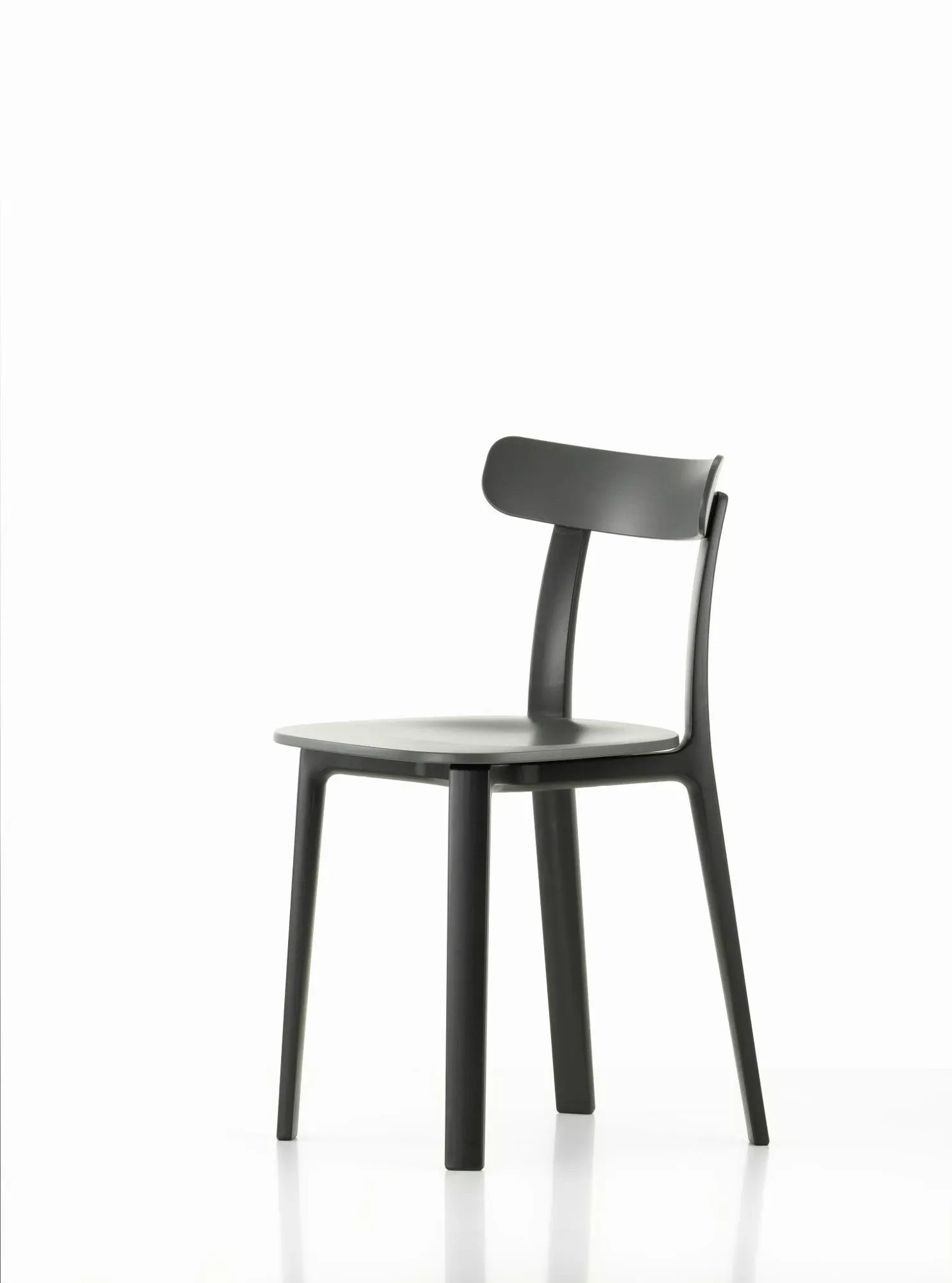 Vitra All Plastic Chair - gris graphite - deux teintes