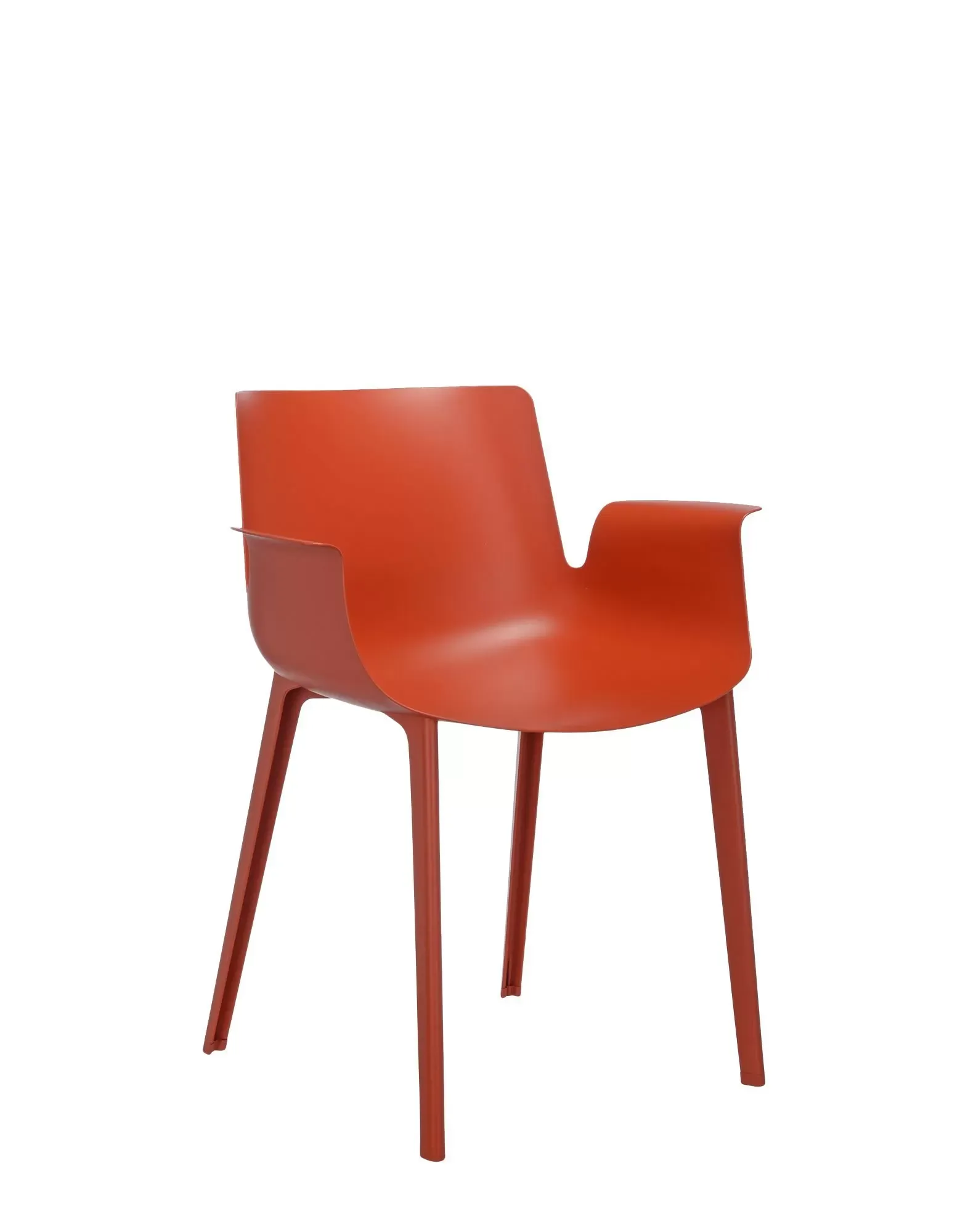 Kartell Chaise Piuma - orange rouille