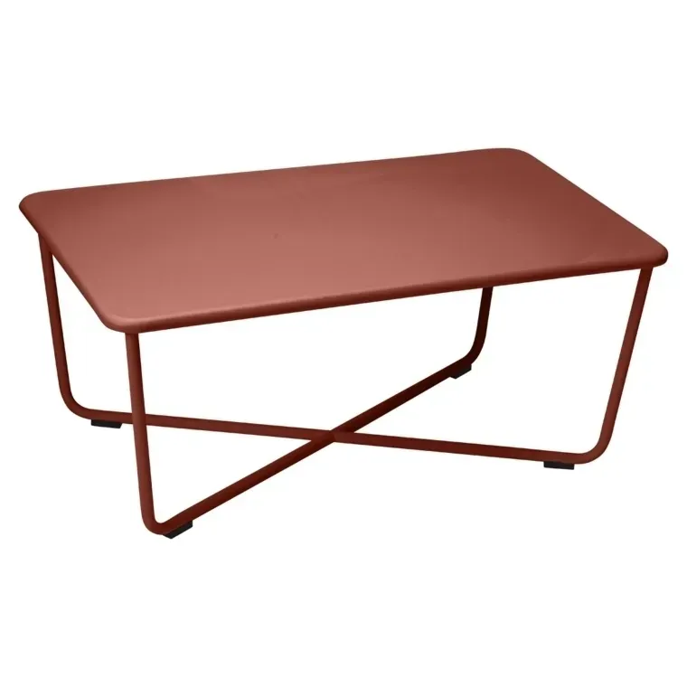 Fermob Table basse CROISETTE - 20 ocre rouge