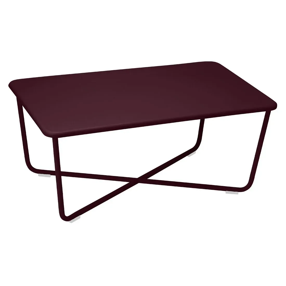 Fermob Table basse CROISETTE - B9 cerise noire