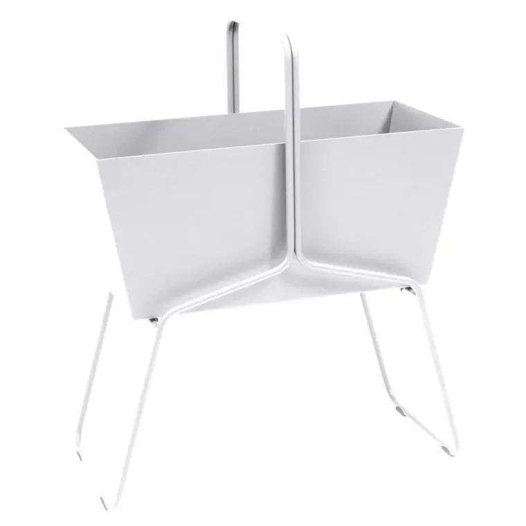 Fermob Jardinière BASKET - 01 blanc coton - 85 x 70 x 34 cm