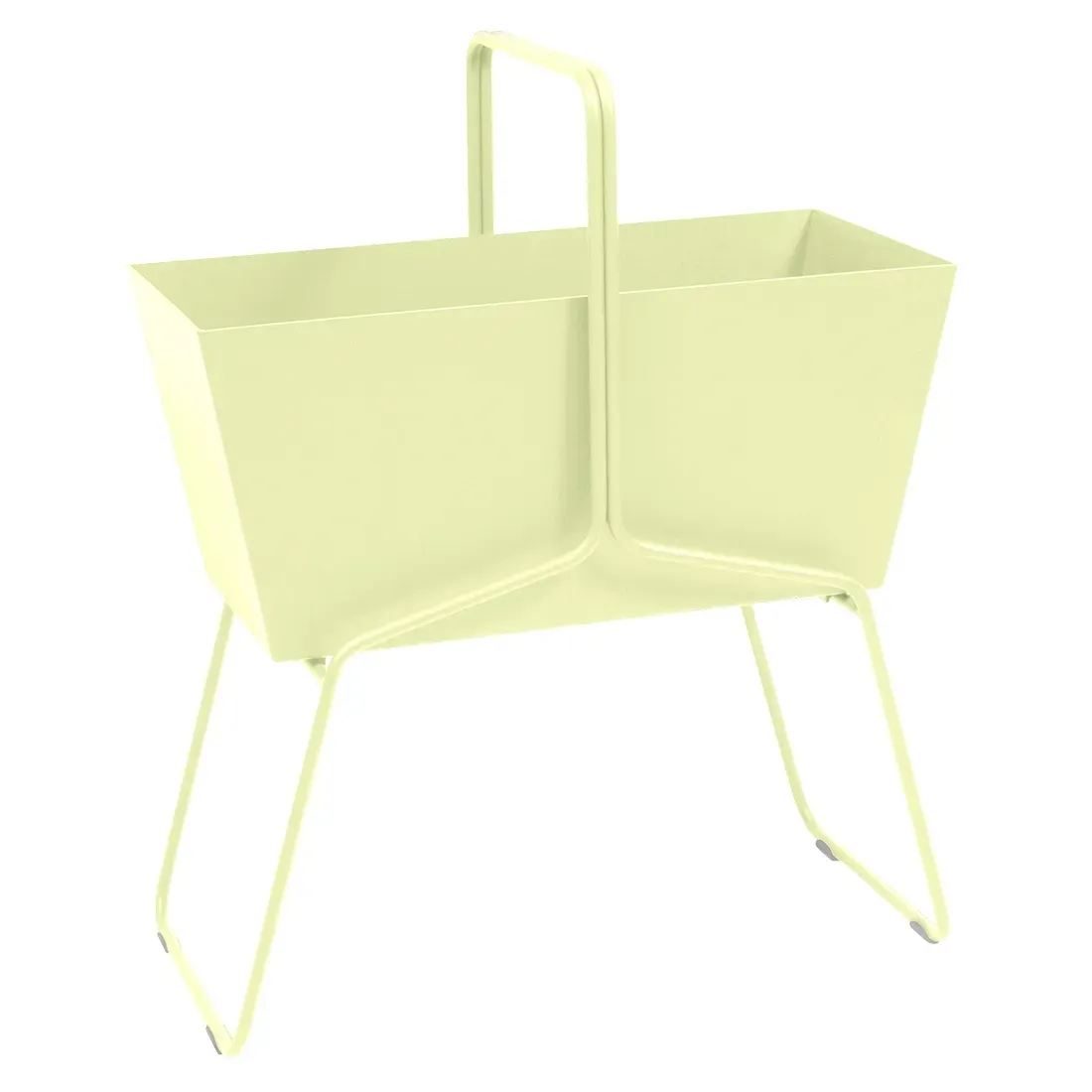 Fermob Jardinière BASKET - A6 citron givré - 85 x 70 x 34 cm