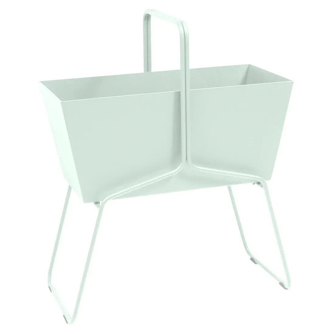 Fermob Jardinière BASKET - A7 menthe glaciale - 85 x 70 x 34 cm