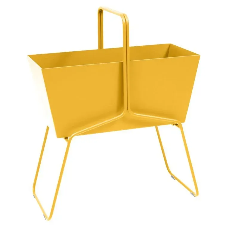 Fermob Jardinière BASKET - C6 Miel - 85 x 70 x 34 cm