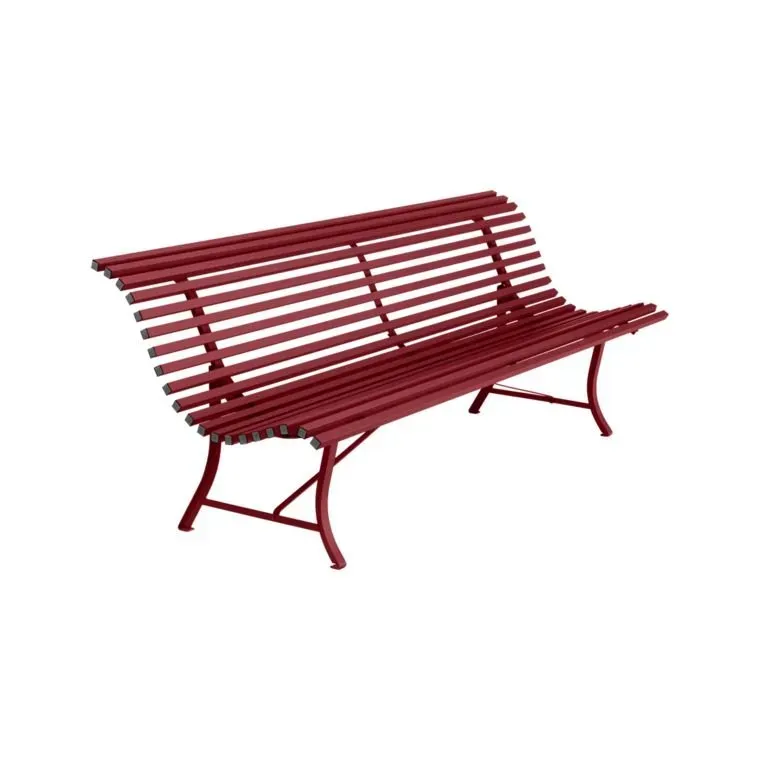 Fermob Banc LOUISIANE - 43 piment - 200 x 80 x 72 cm