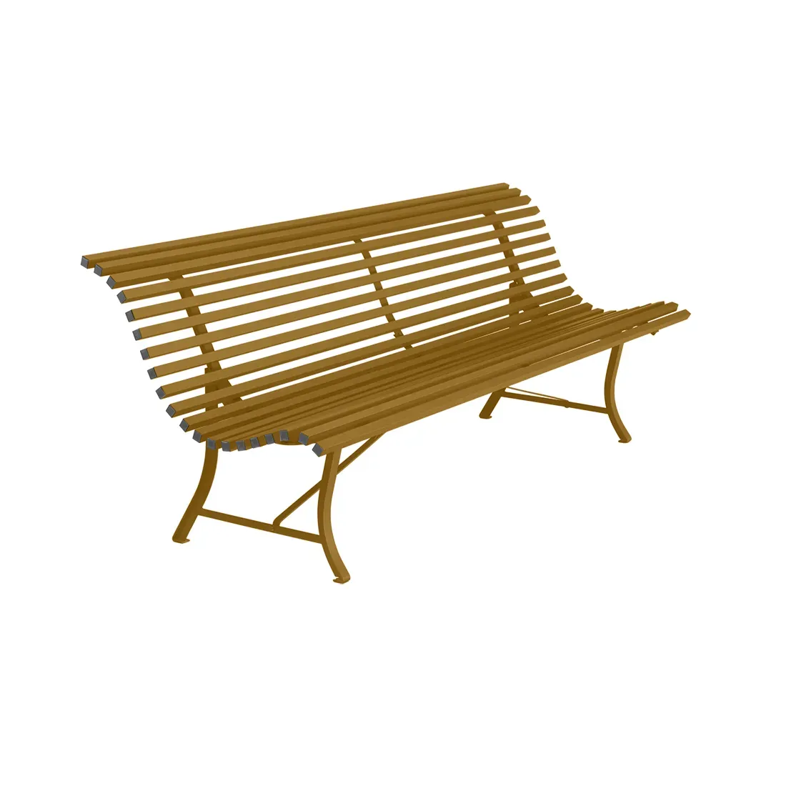 Fermob Banc LOUISIANE - D2 Pain d'épices - 200 x 80 x 72 cm