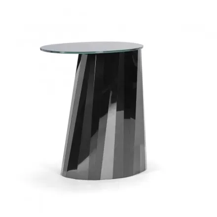 ClassiCon Table d'appoint Pli - noir onyx brillant - 65 cm