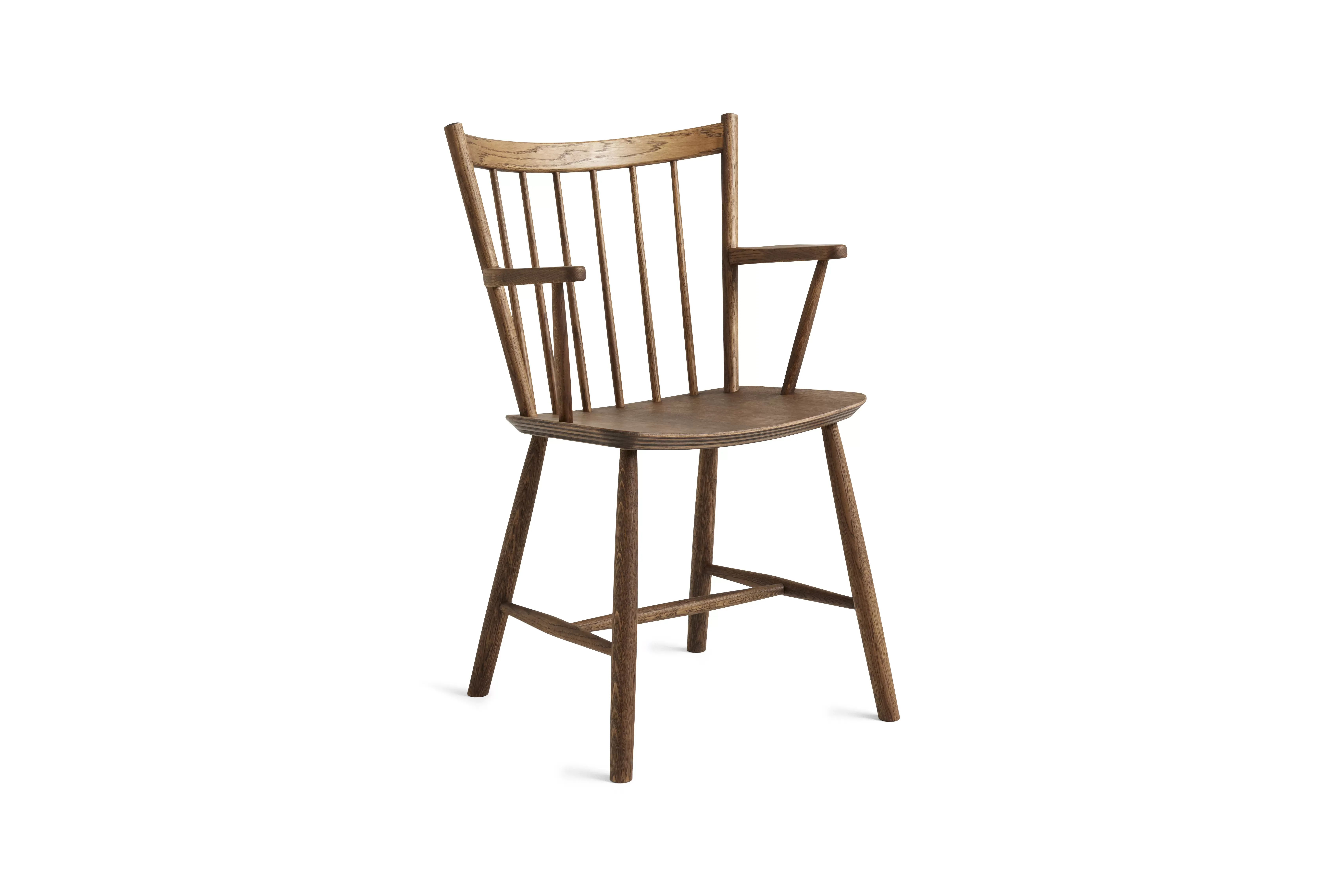 HAY Chaise avec accoudoir J42 FDB  - chêne huilé foncé