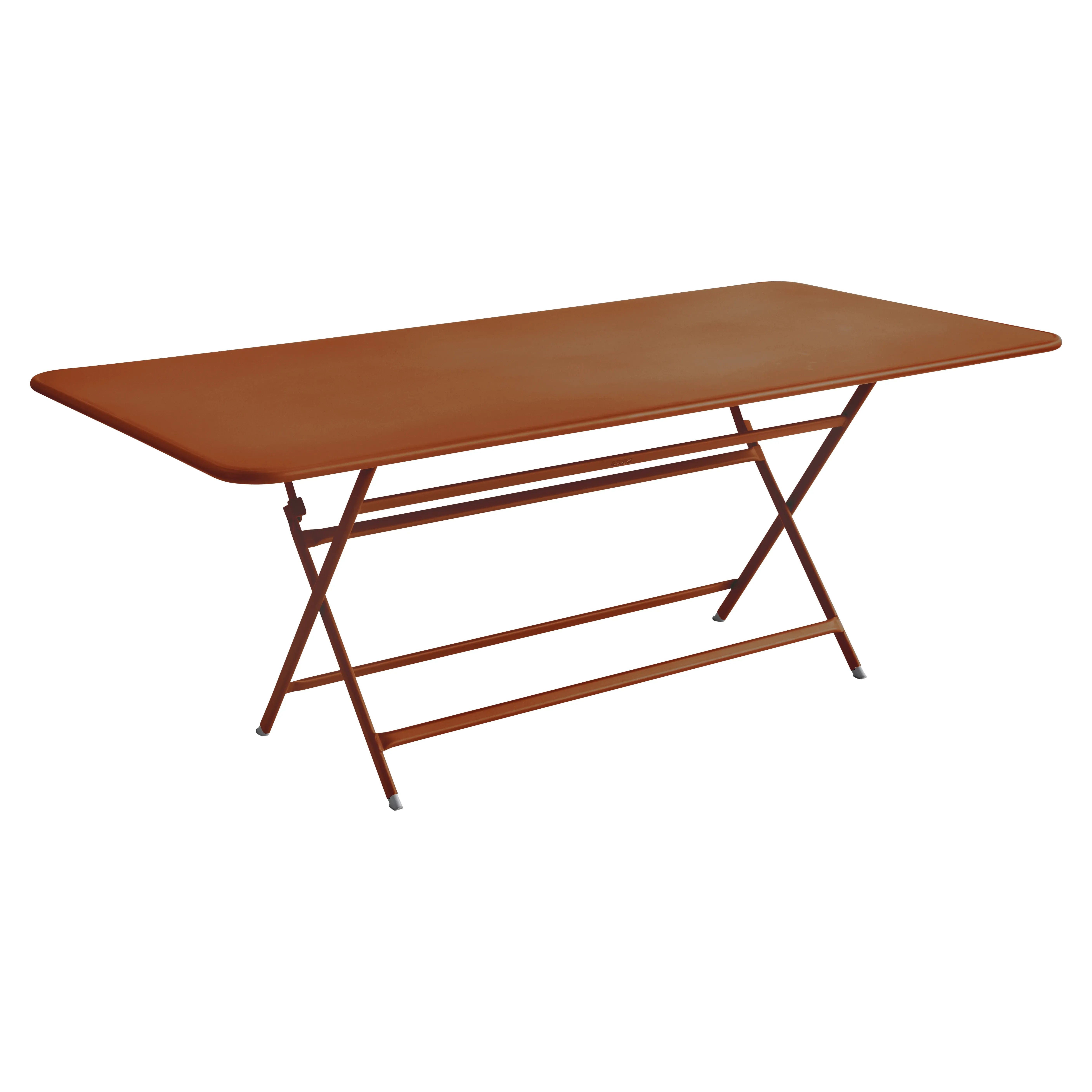 Fermob Table pliante CARACTÈRE - E2 orange confite - 190 x 90 cm