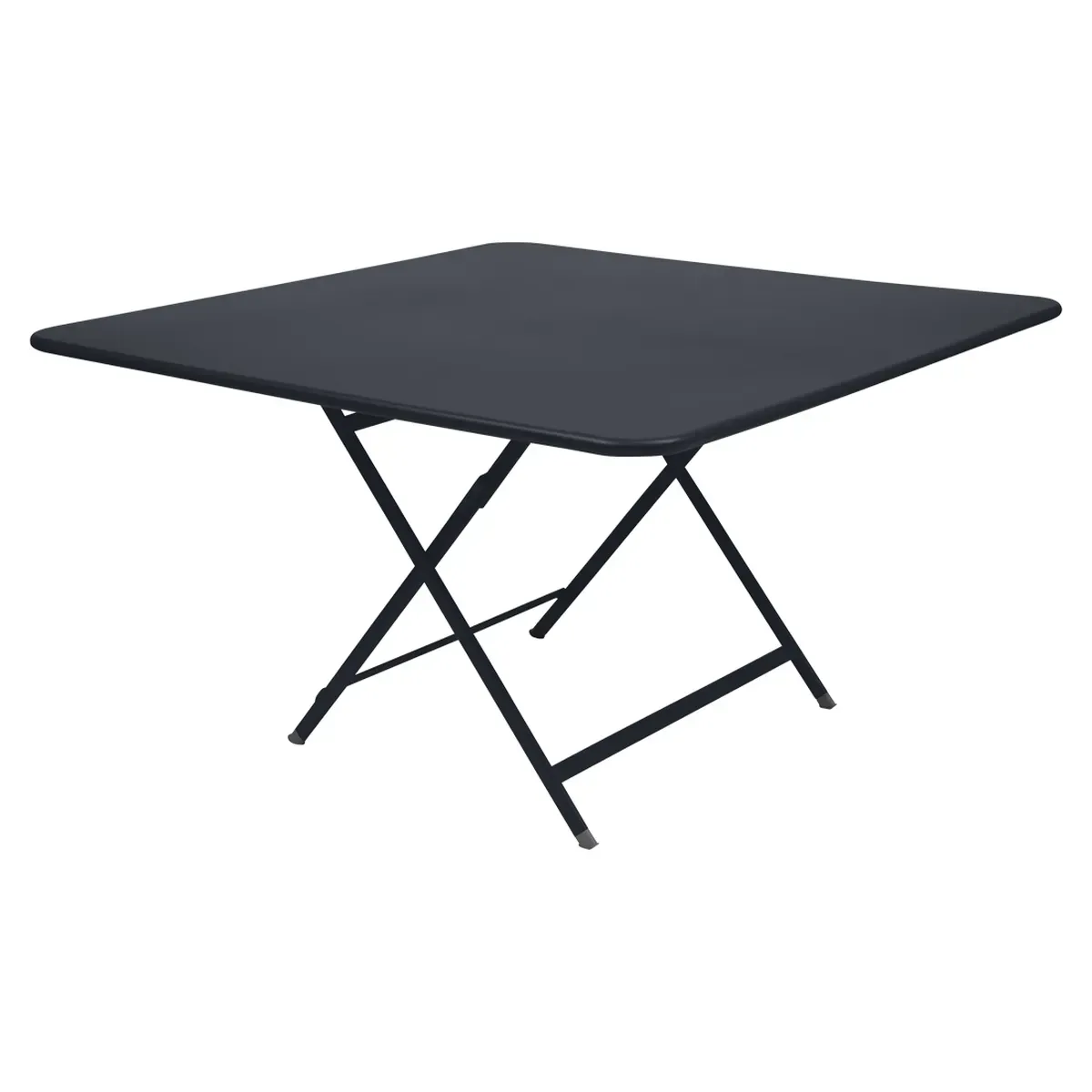Fermob Table pliante CARACTÈRE - 47 carbone - carré, 128 x 128 cm