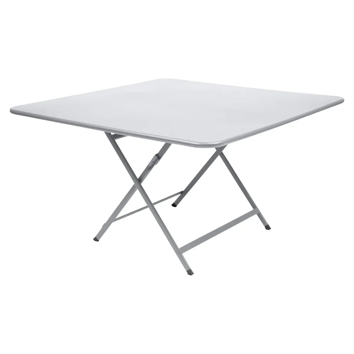 Fermob Table pliante CARACTÈRE - 01 blanc coton - carré, 128 x 128 cm