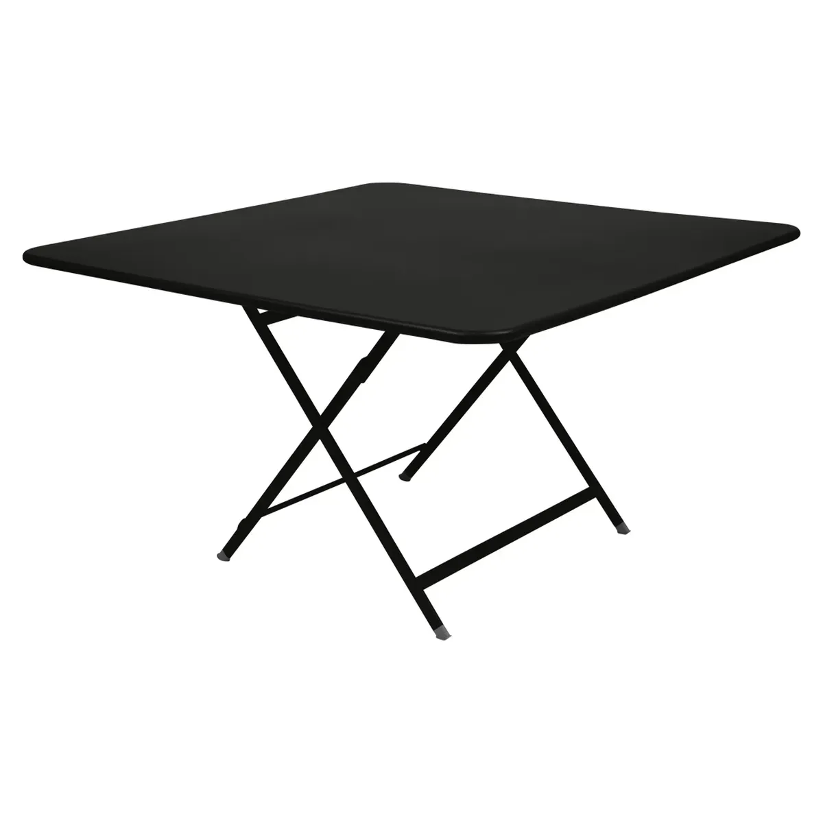 Fermob Table pliante CARACTÈRE - 42 réglisse - carré, 128 x 128 cm