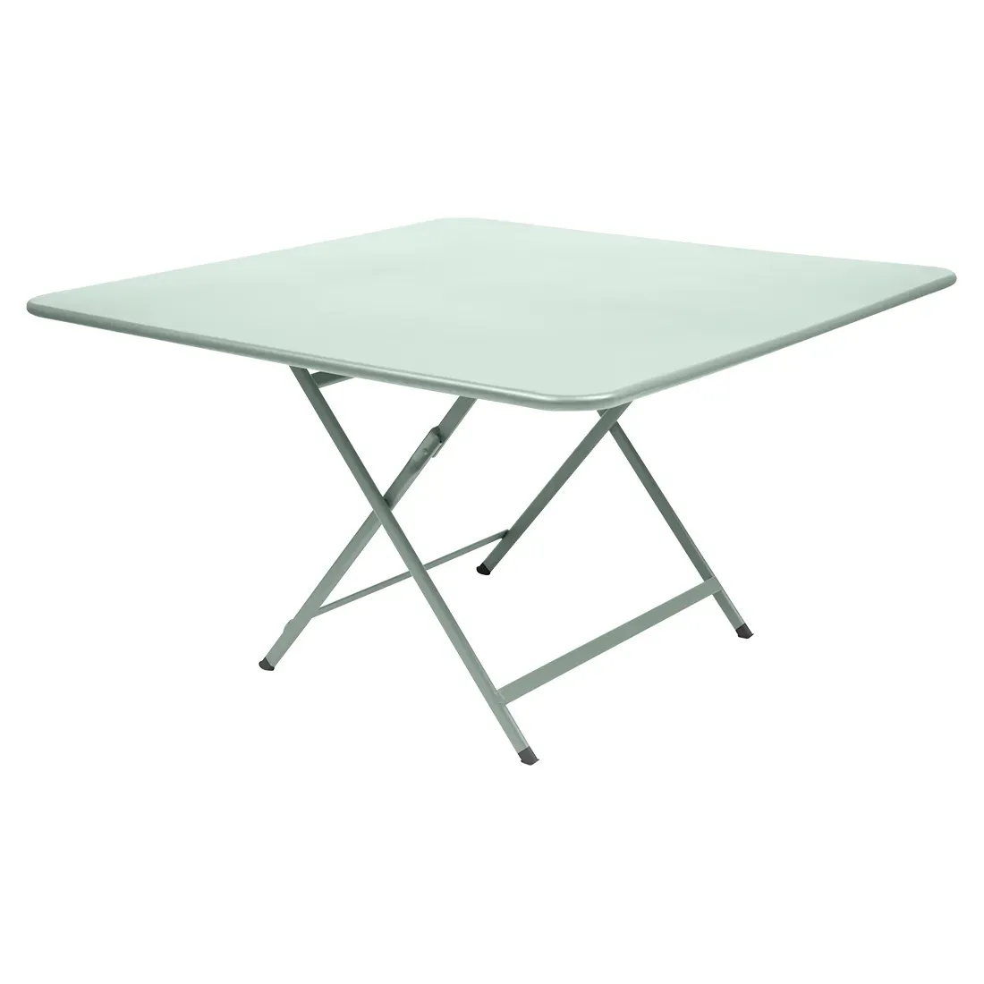Fermob Table pliante CARACTÈRE - A7 menthe glaciale - carré, 128 x 128 cm