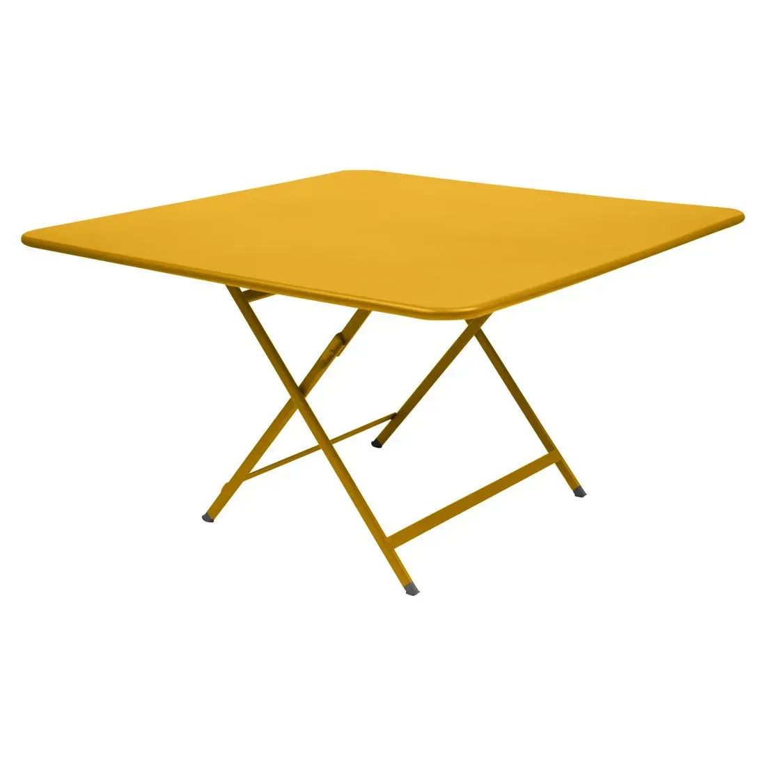Fermob Table pliante CARACTÈRE - C6 Miel - carré, 128 x 128 cm