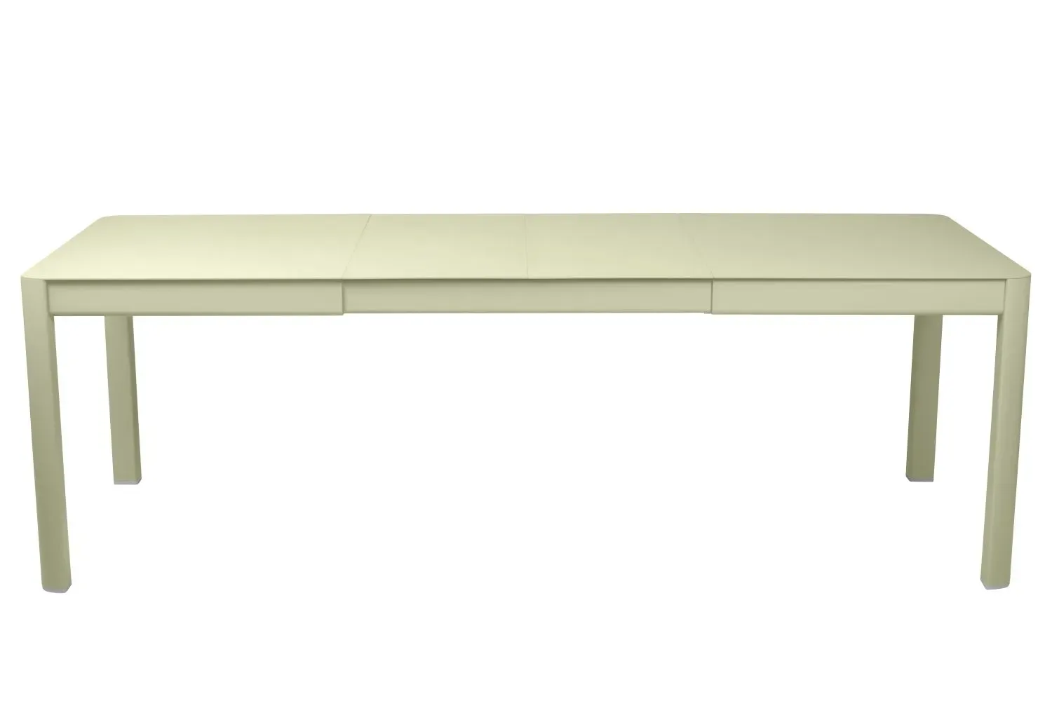 Fermob Table Ribambelle - 65 vert tilleul - 2 Rallonges