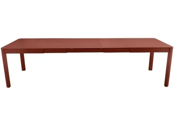 Fermob Table Ribambelle - 20 ocre rouge - 3 Rallonges