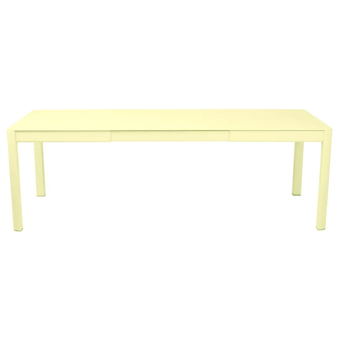 Fermob Table Ribambelle - A6 citron givré - 2 Rallonges