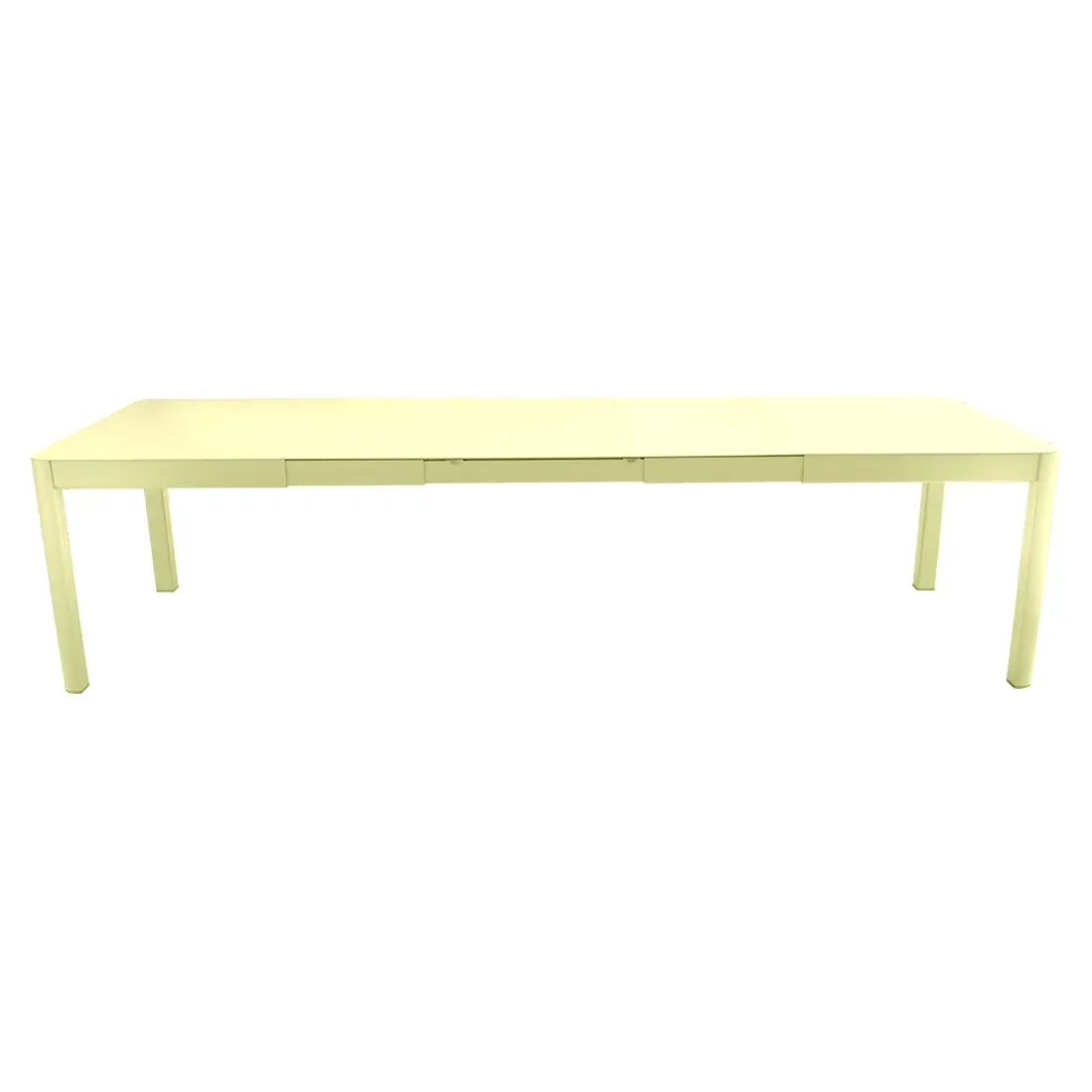 Fermob Table Ribambelle - A6 citron givré - 3 Rallonges