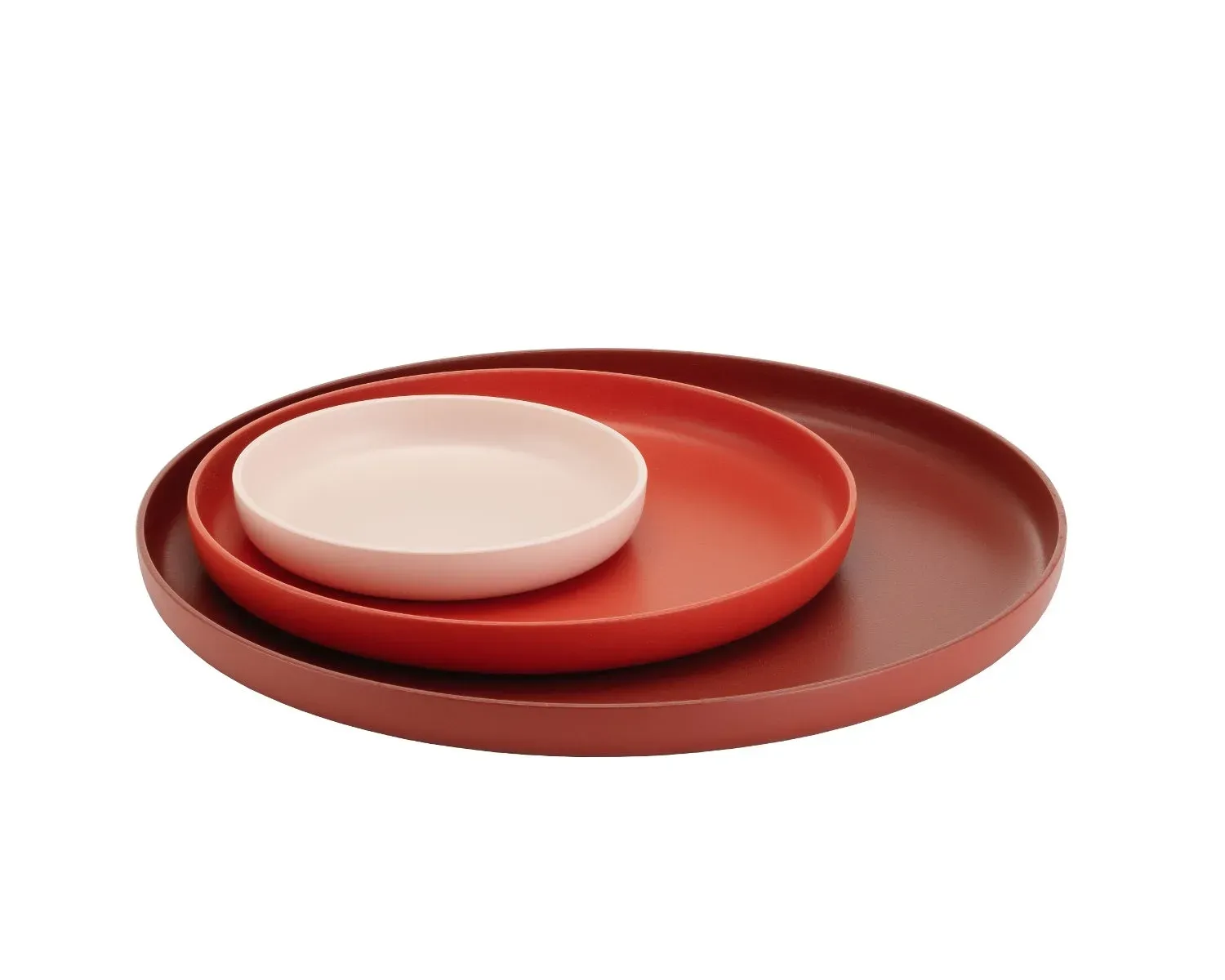 Vitra Ensemble de 3 plateaux - rouge