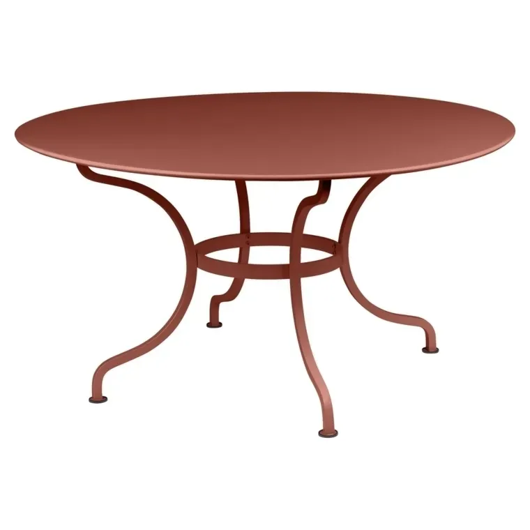 Fermob Table ronde Romane - 20 ocre rouge - Ø 137 cm