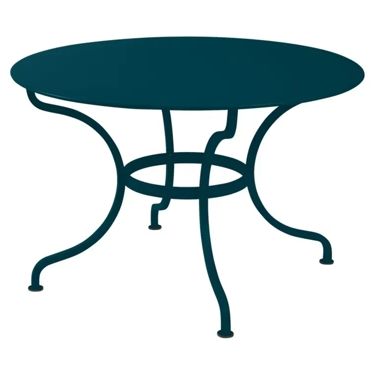 Fermob Table ronde Romane - 21 bleu acapulco - Ø 137 cm