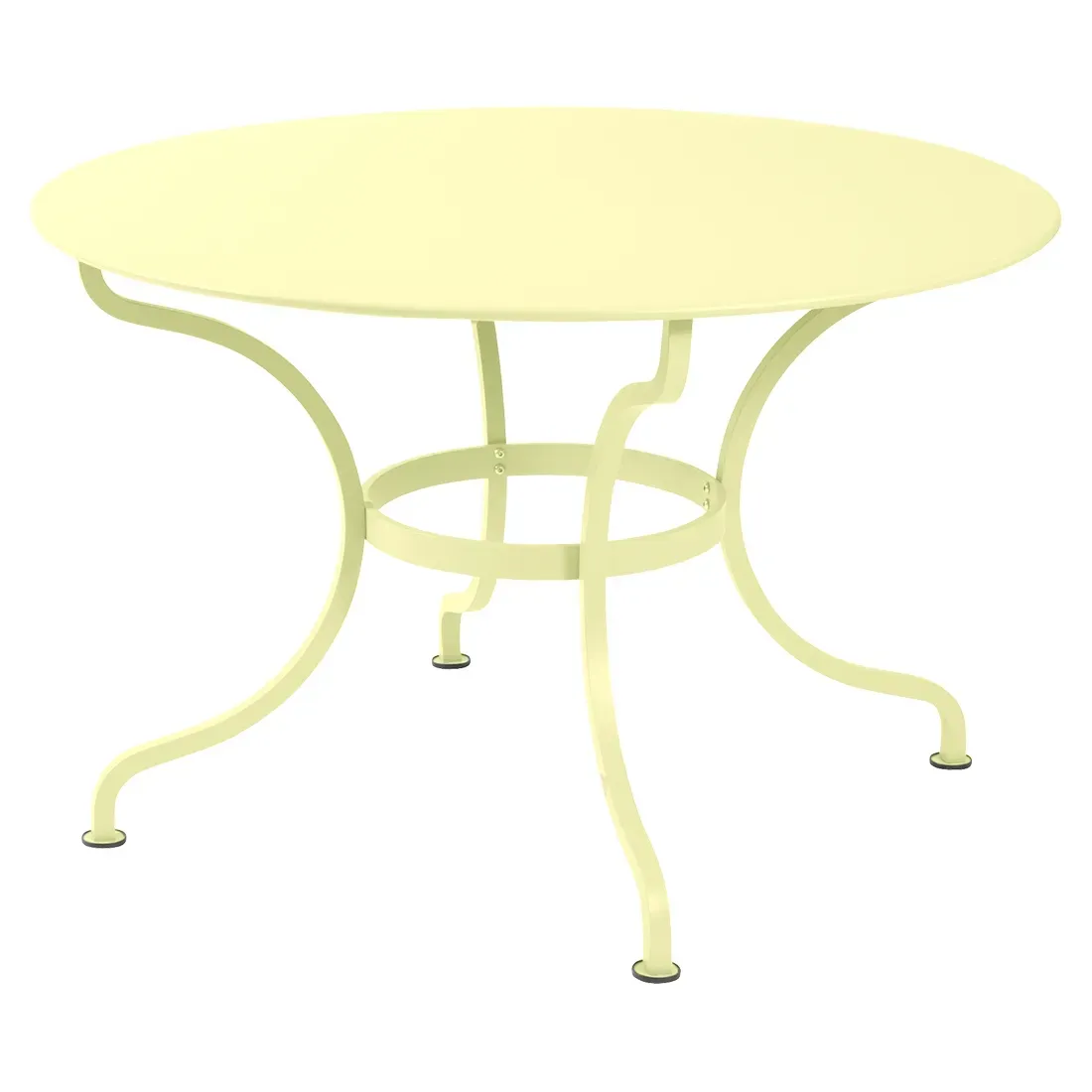 Fermob Table ronde Romane - A6 citron givré - Ø 137 cm
