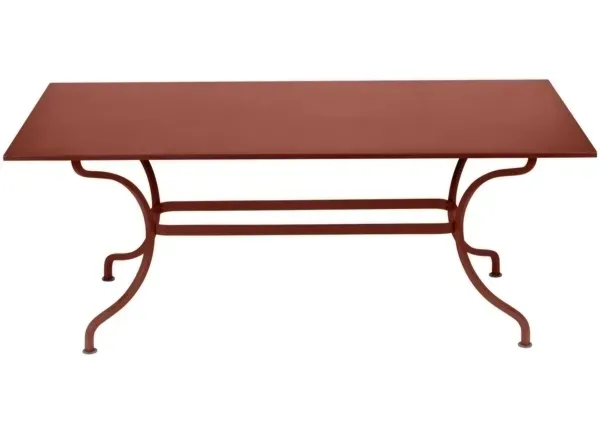Fermob Table rectangulaire Romane - 20 ocre rouge