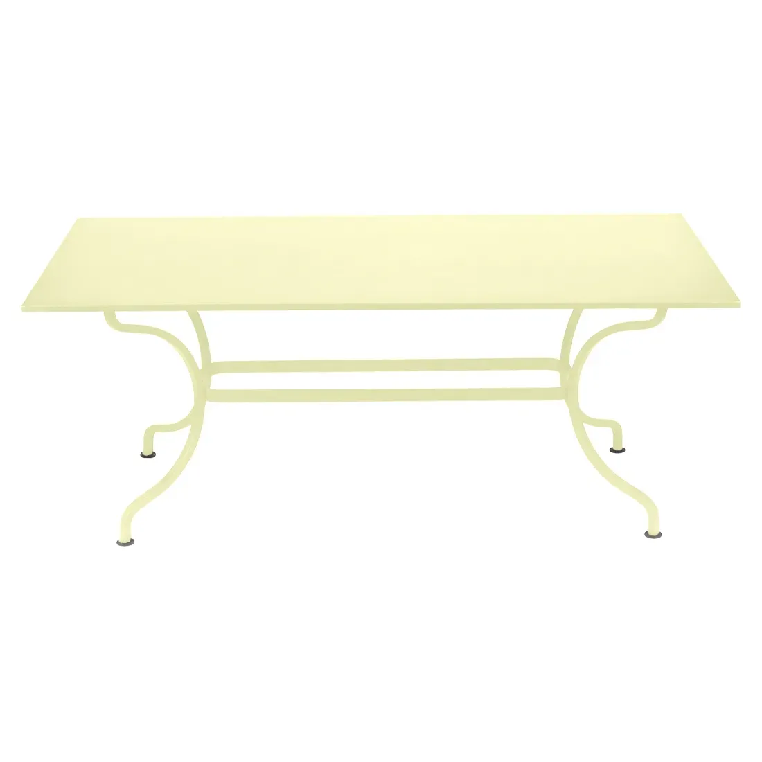 Fermob Table rectangulaire Romane - A6 citron givré
