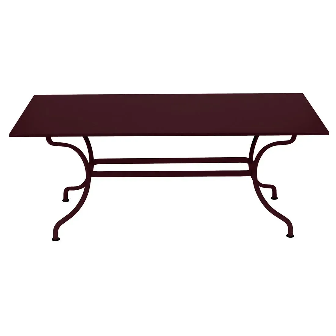Fermob Table rectangulaire Romane - B9 cerise noire