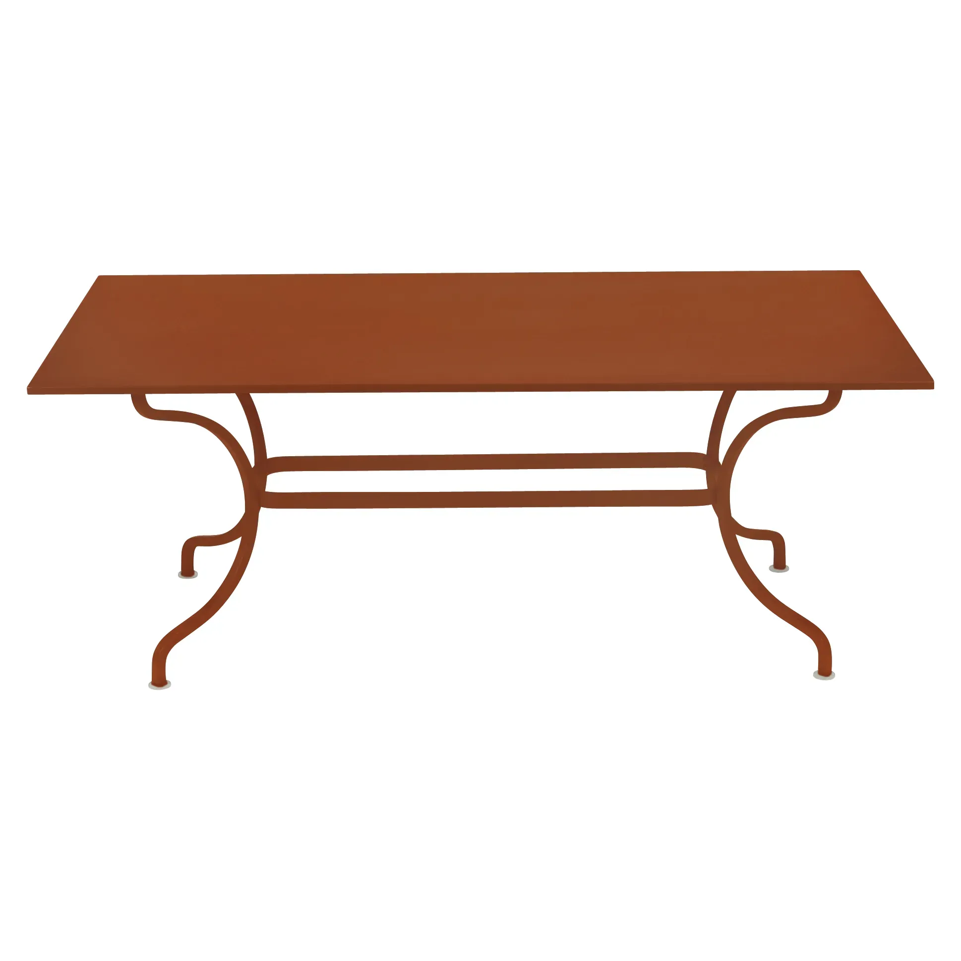 Fermob Table rectangulaire Romane - E2 orange confite
