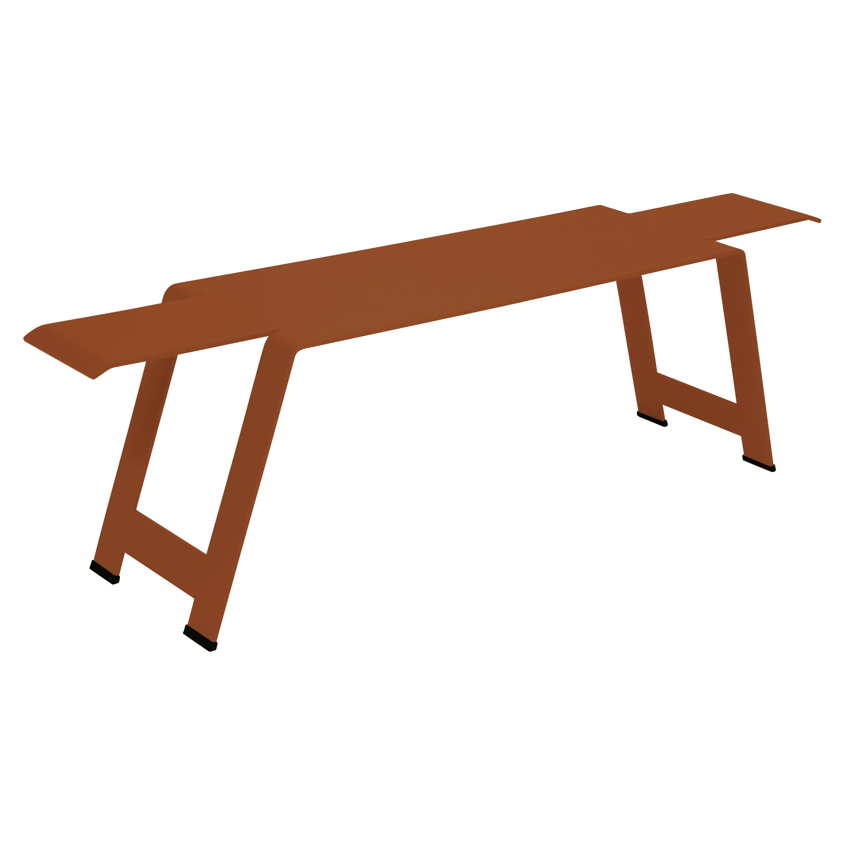 Fermob Banc Origami - E2 orange confite