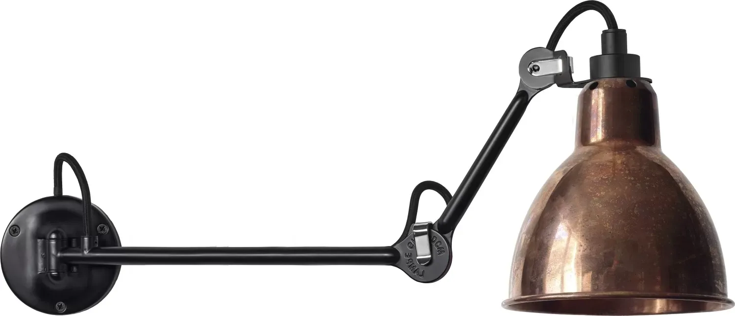 DCWéditions Applique LAMPE GRAS N°204 L40  - Cuivre non poli