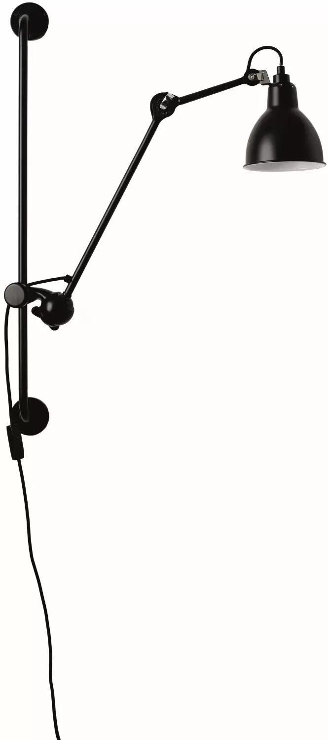 DCWéditions Applique LAMPE GRAS N°210  - noir - rond