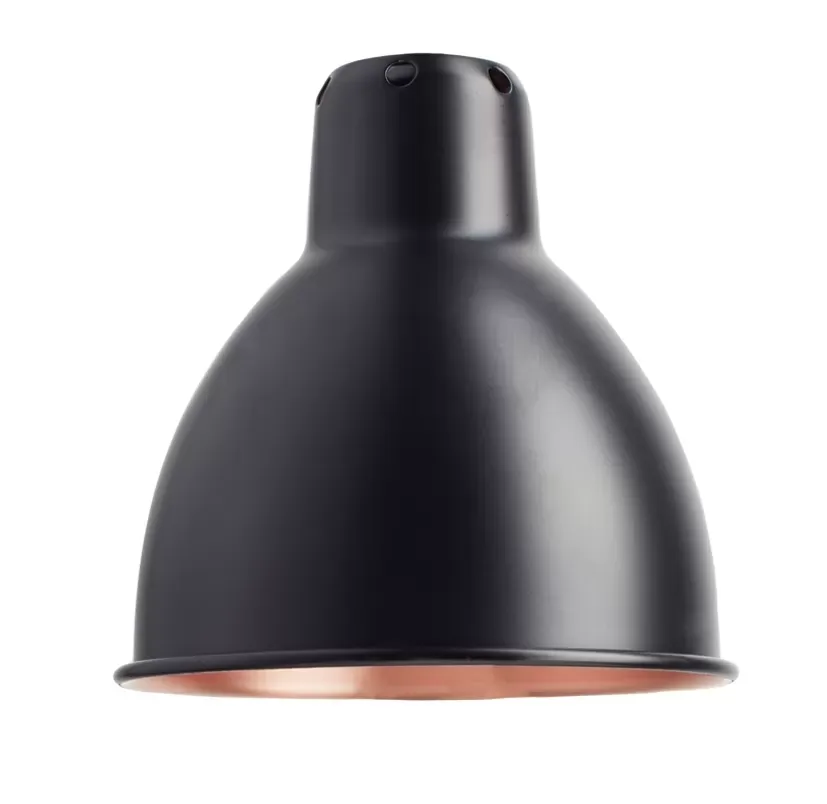 DCWéditions Applique LAMPE GRAS N°213  - Noir/ Cuivre - rond