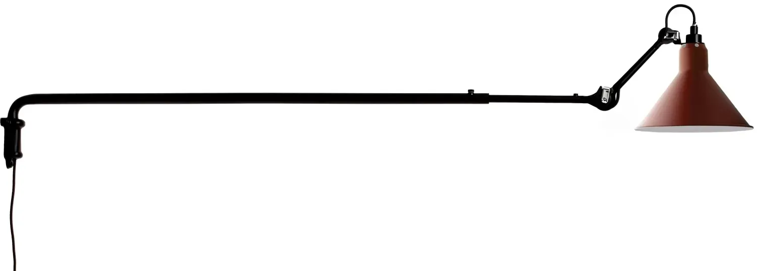 DCWéditions Applique LAMPE GRAS N°213  - rouge - conique